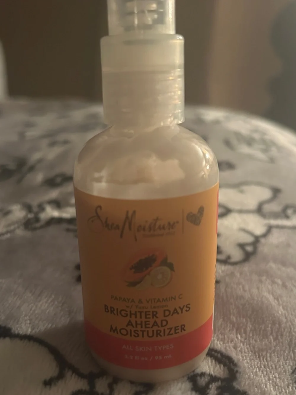Shea Moisture Brightening Moisturizer — Yellow & Coral